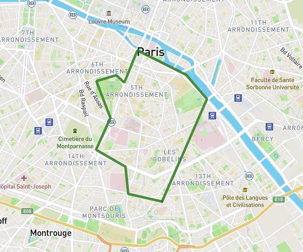 Seine et Luxembourg - 10km - 130+