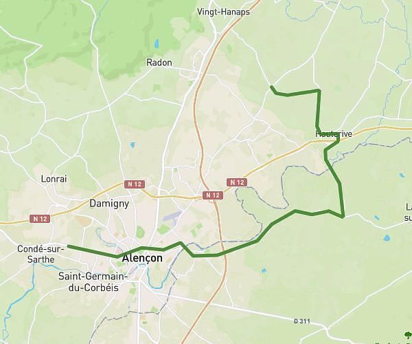 Semi larré alençon