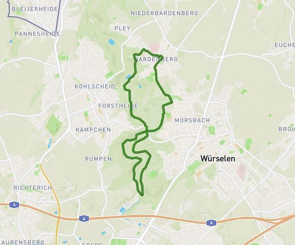 Bberg - alte Mühle - Teuter Hof Runde - Gouley - Bberg