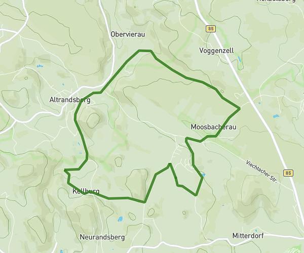 10 km run Moosbach Altransberg