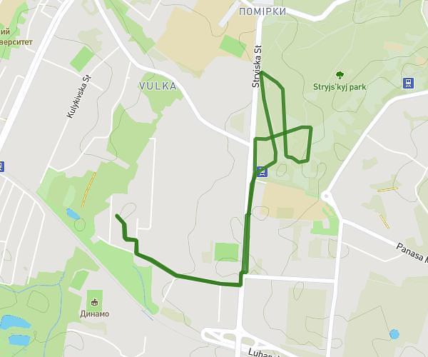 Стрийський парк 4км