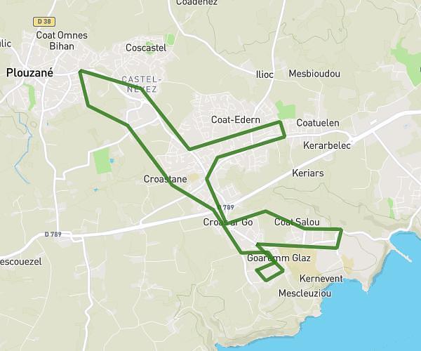 15 km dans plouzané