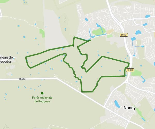 foret de Rougeau 10,3km