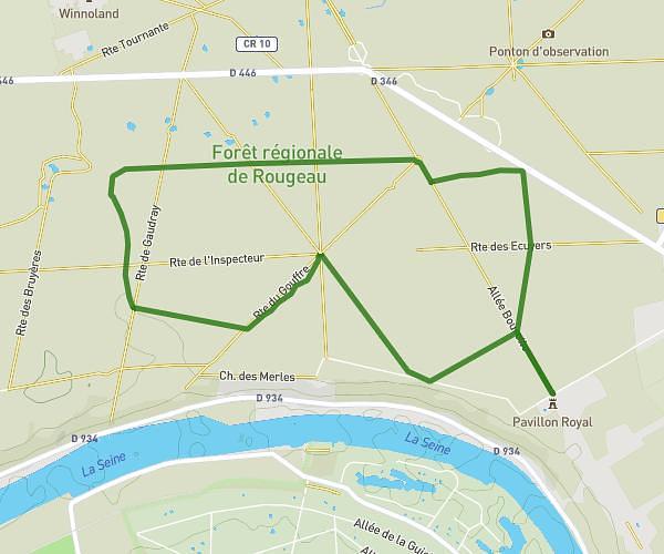 Pavillon royal Nandy 6,5km