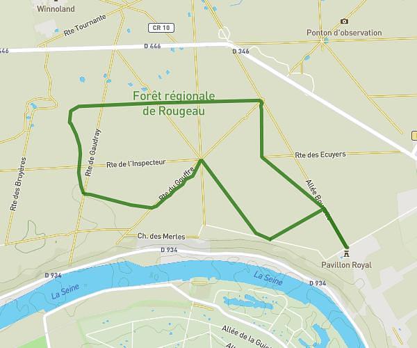 Pavillon royal Nandy 6,3km