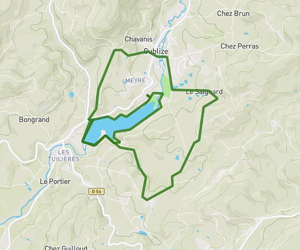 Boucle Cublize 13,6 km