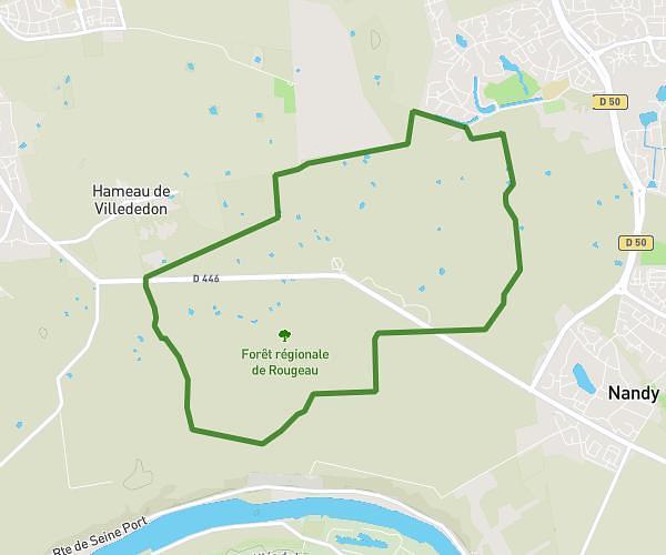 foret de Rougeau 9 km