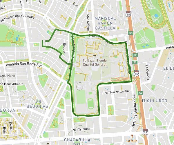 Bicicleta 2 vueltas Pentagonito