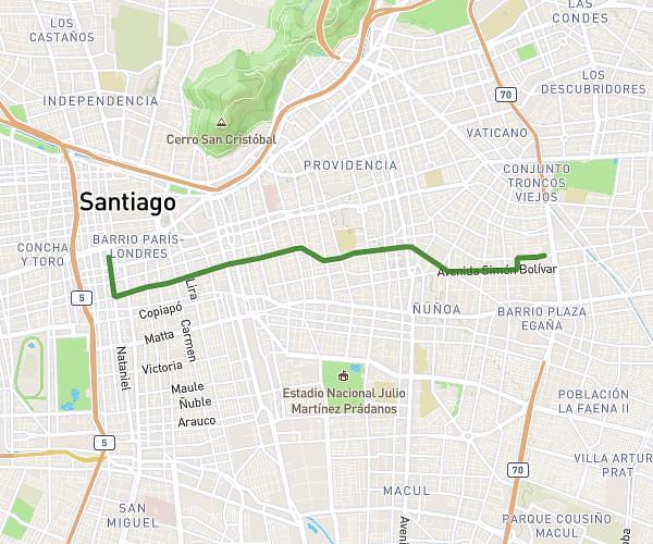 Pega depto por Santa Isabel