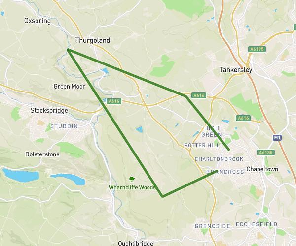 High Green, Wortley, Green Moor Circular