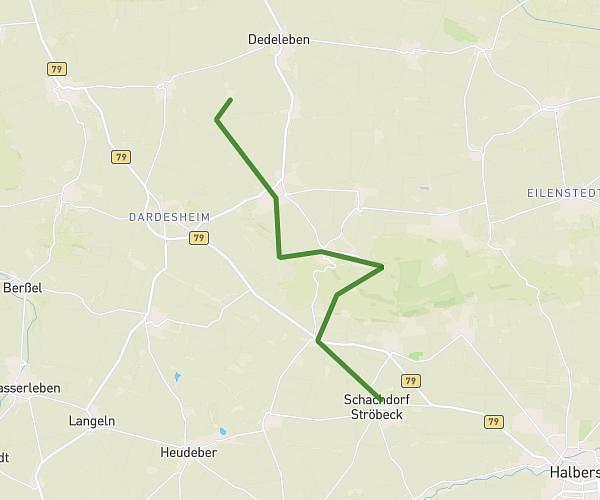 Strecke Ströbeck zur Westerburg