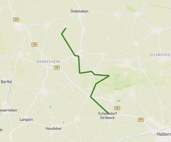 Strecke Ströbeck zur Westerburg