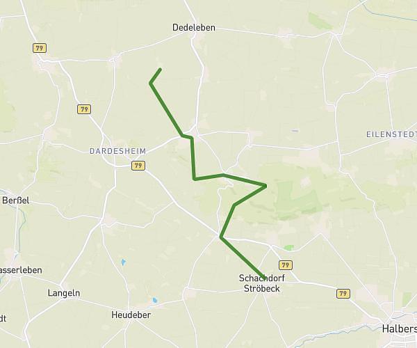 Strecke Ströbeck zur Westerburg