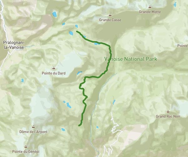 Refuge du col de la Vanoise/ refuge de l'Arpont