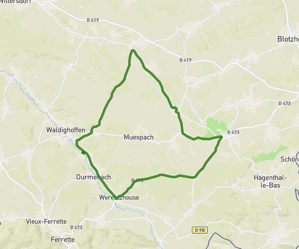 parcours folgensbourg        knoeringue     steinsoutz