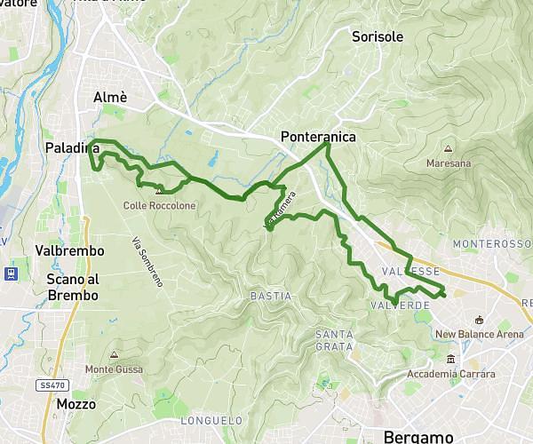 Sombreno ciclabile quisa ritorno alto