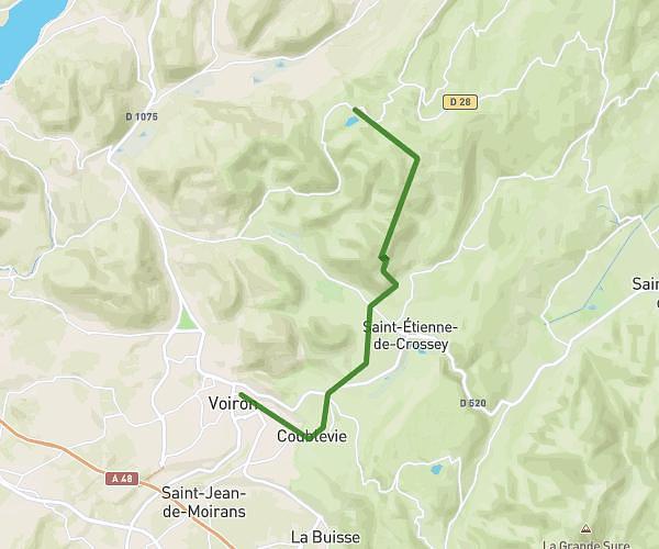 St sixte- Grand vivier -Gare voiron