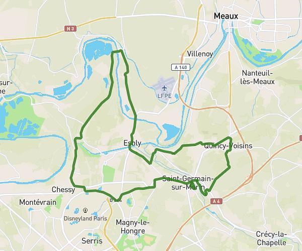 Entraînement 33km en 4h