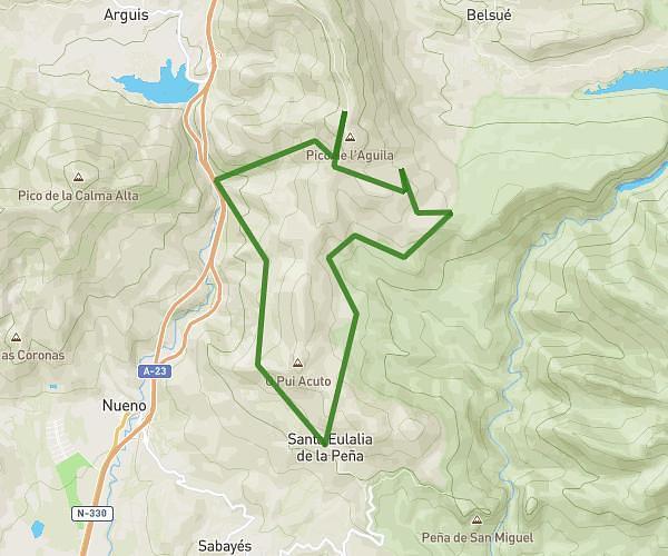 Pico del águila desde santa Eulalia