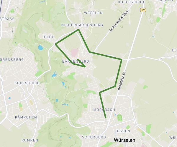 Eickenscheidt nach Hause 7km