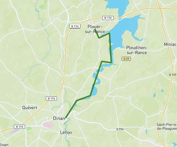 De Dinan à Plouer sur Rance