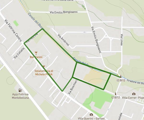 Circuito scuole medie con giro di lancio