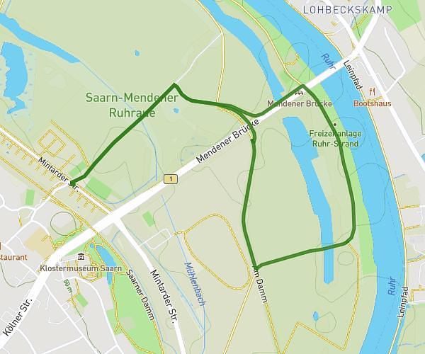 Saarn Mendener Ruhrauen-Weg