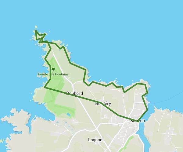 Pointe de poulains depuis Sauzon