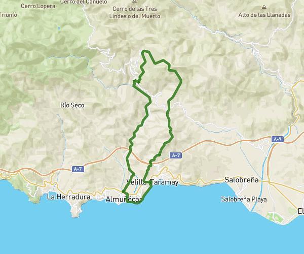 Almuñécar/Jete/Otivar/Lentegi/Velilla/Almuñécar