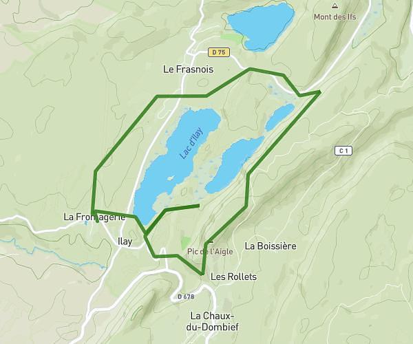 Belvédère des 4 lac et tour d'ilay