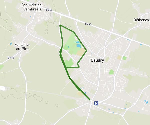 sortie sur caudry 10km