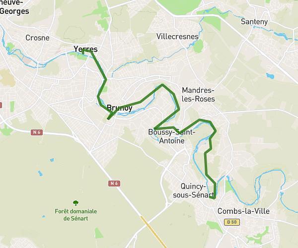 Marche 15km yerre Quincy