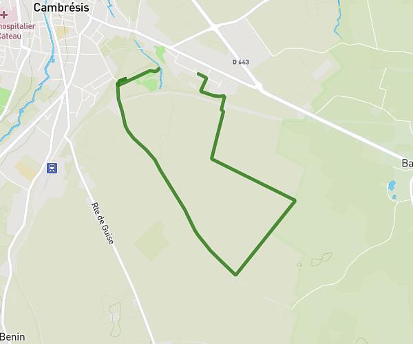 Dernière  la maison