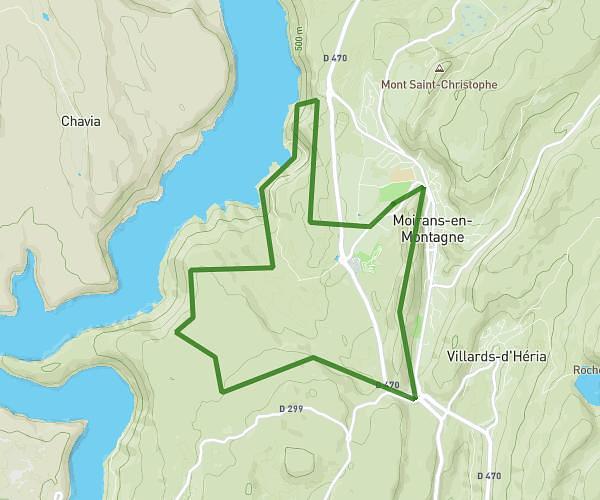 Moirans, grotte des forges, regardoir