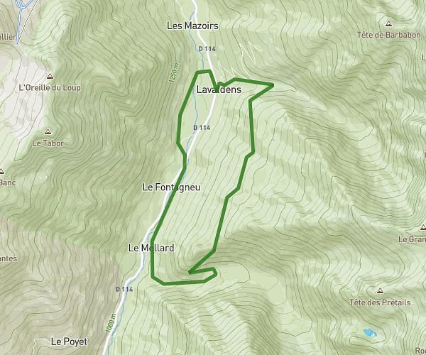 trail /bivouac refuge du rif bruyant