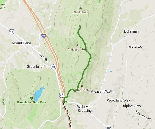 AT Annapolis Rock max climb