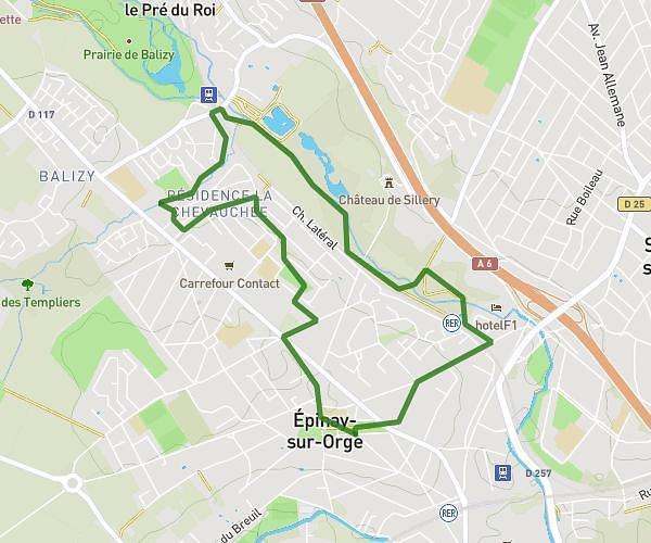 berges de l'Yvette et espaces verts du Mauregard