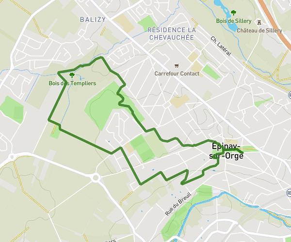 mairie, parc et bois des templiers, fontaine Bridel, église