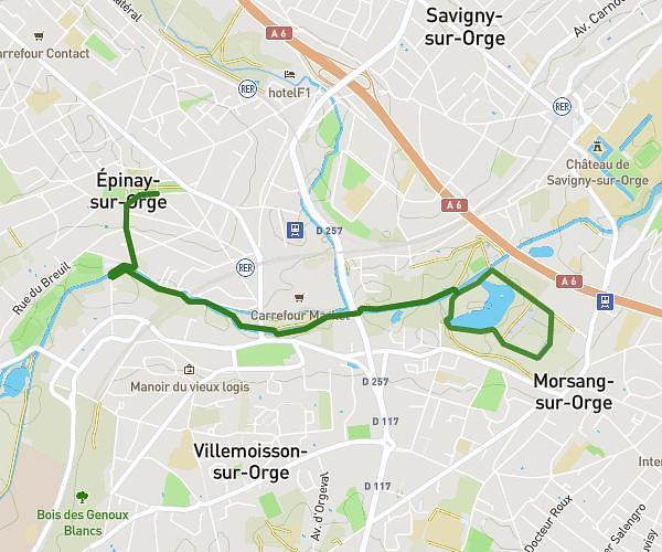 berges de l'orge, parc de Morsang (du séminaire)