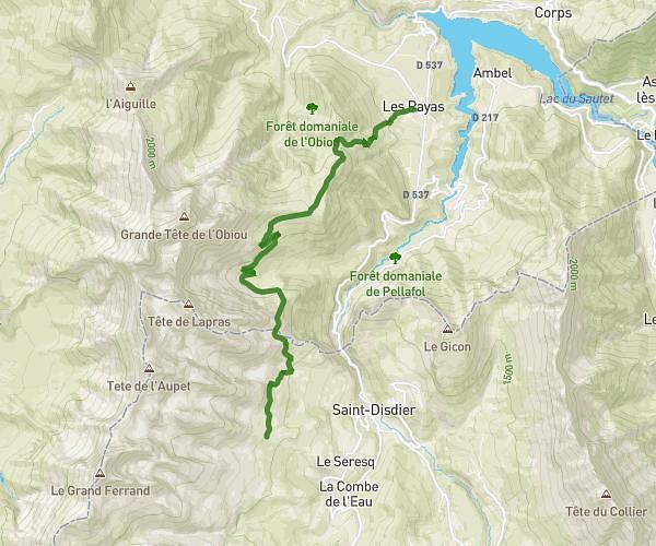 GRP de l'obiou 4e étape