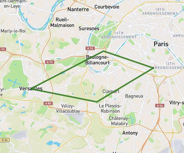 Parcours Paris Sud Versailles