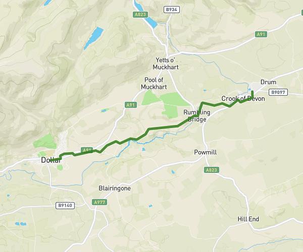 Crook of Devon to Dollar