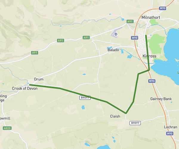 Crook of Devon to Kinross