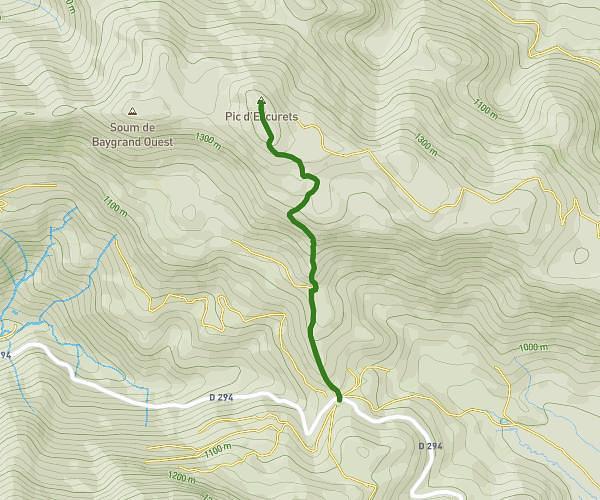 Pic d'Escurets par le col de Marie Blanque