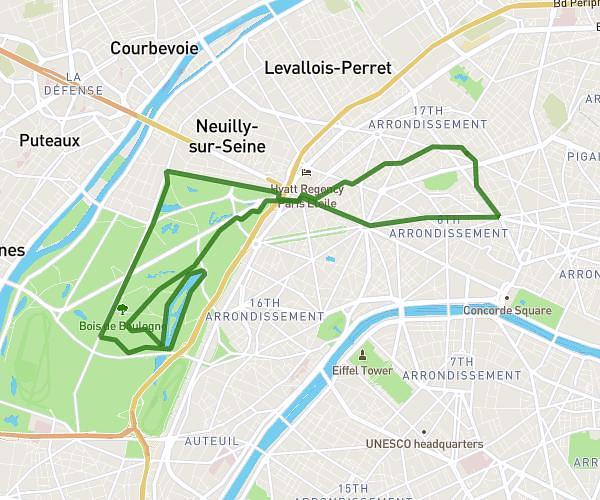 RUN 19km Paris Boulogne