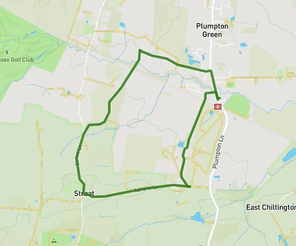 Plumpton to Streat Circular