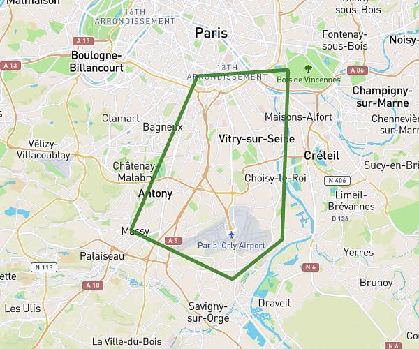 Parcours Sud-Est