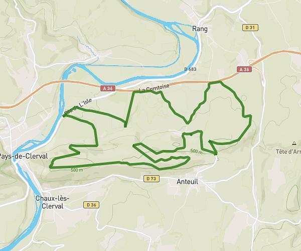 St Georges /Aire envol Clerval/Rang