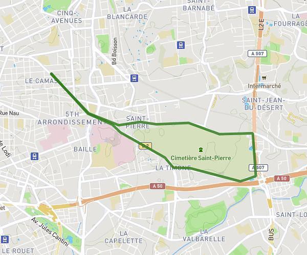 Course itinéraire, calcul km et temps TIMONE