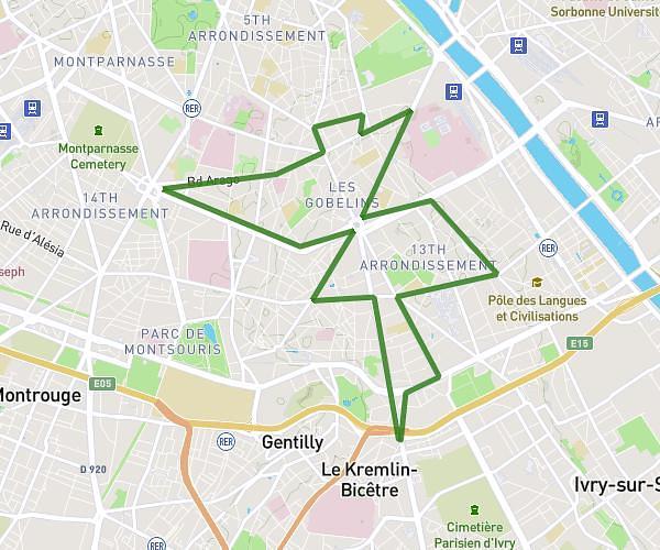 Parcours du 18/05